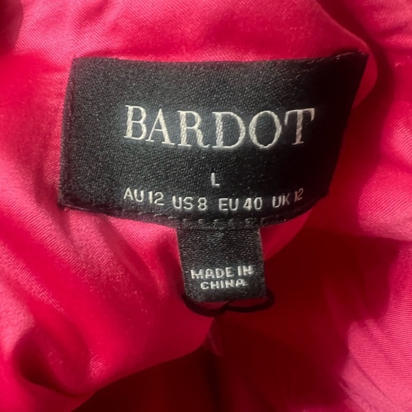 NWT Bardot Women’s Trinity Corset Mini Dress In Deep Pink Size Large - Picture 12 of 12